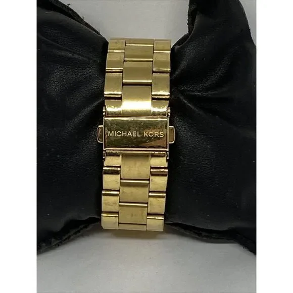Michael Kors MK3179 Women's Stainless Steel Analog Gold Dial Quartz Watch LJ318 - Picture 6 of 12